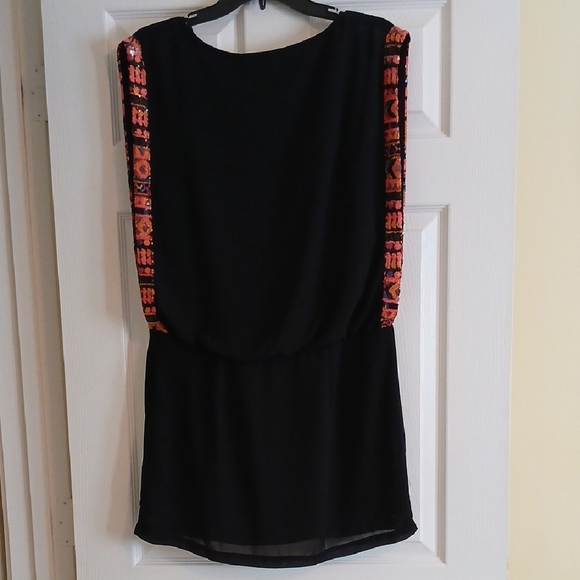 Forever 21 Black and Sequin Mini Dress - Picture 3 of 7